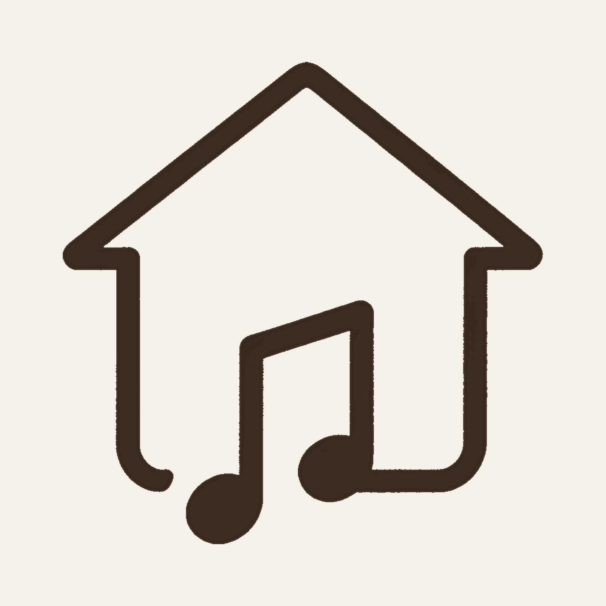 极简音乐图标